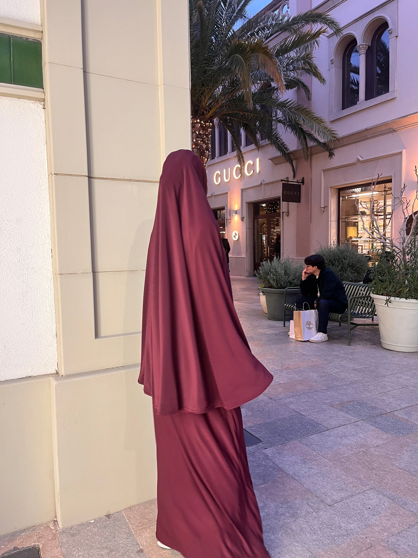 Abaya +khimar jersey premium