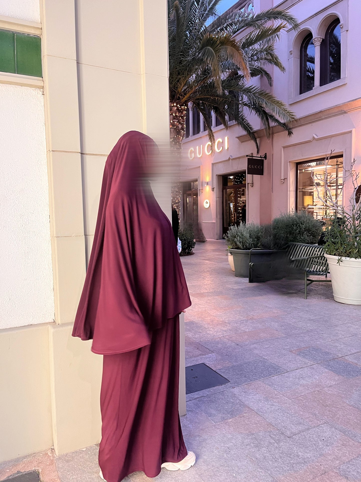 Abaya +khimar jersey premium