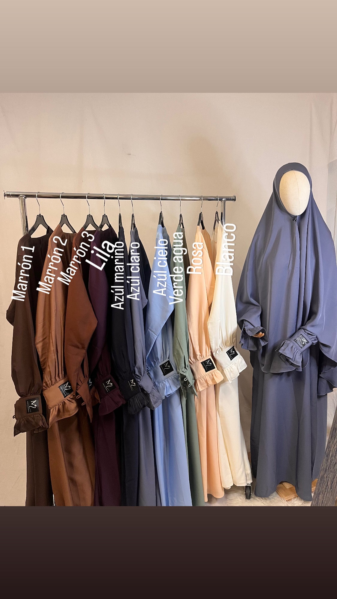 Abaya + khimar premium